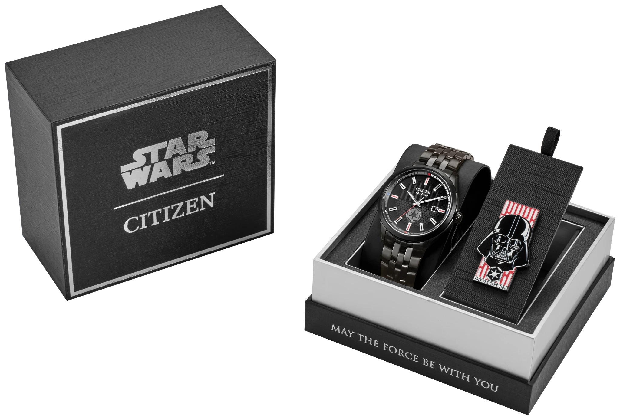 Darth Vader Returns Black Dial Stainless Steel Bracelet BM7255-61W